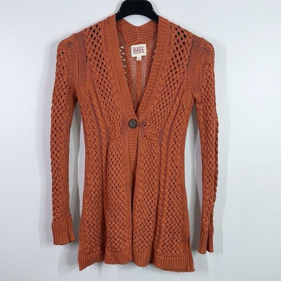 Anthropologie Rosie Neira talmage wide knit cardigan size small - Picture 2 of 6